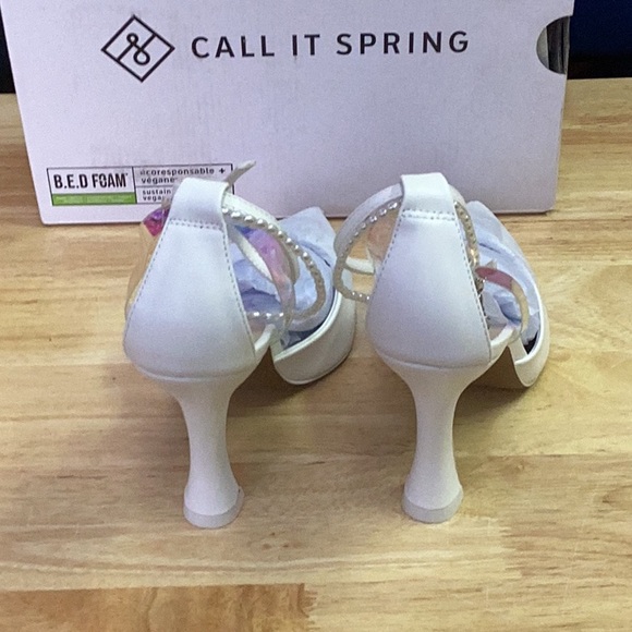 Call It Spring - Women's Sparkling Pump - white - size 10 - new - Picture 8 of 11